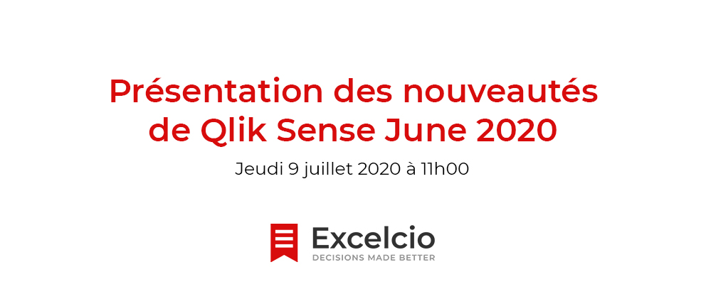 Présentation des nouveautés Qlik Sense June 2020