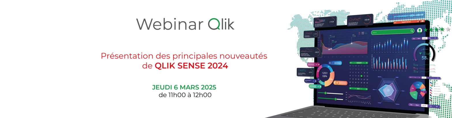 Webinar présentation des nouveautés de Qlik Sense 2024