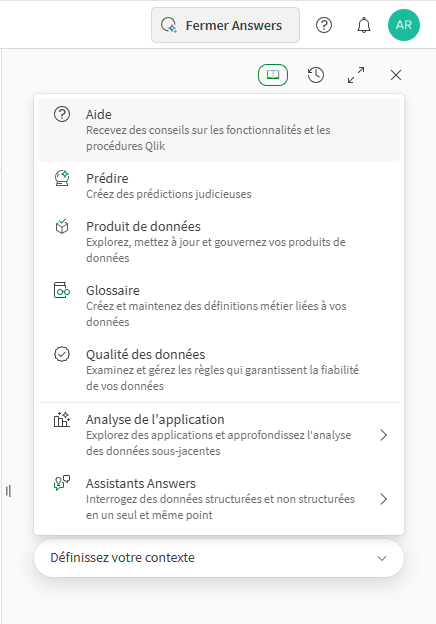 Qlik Cloud Juin 2026 - Contextes